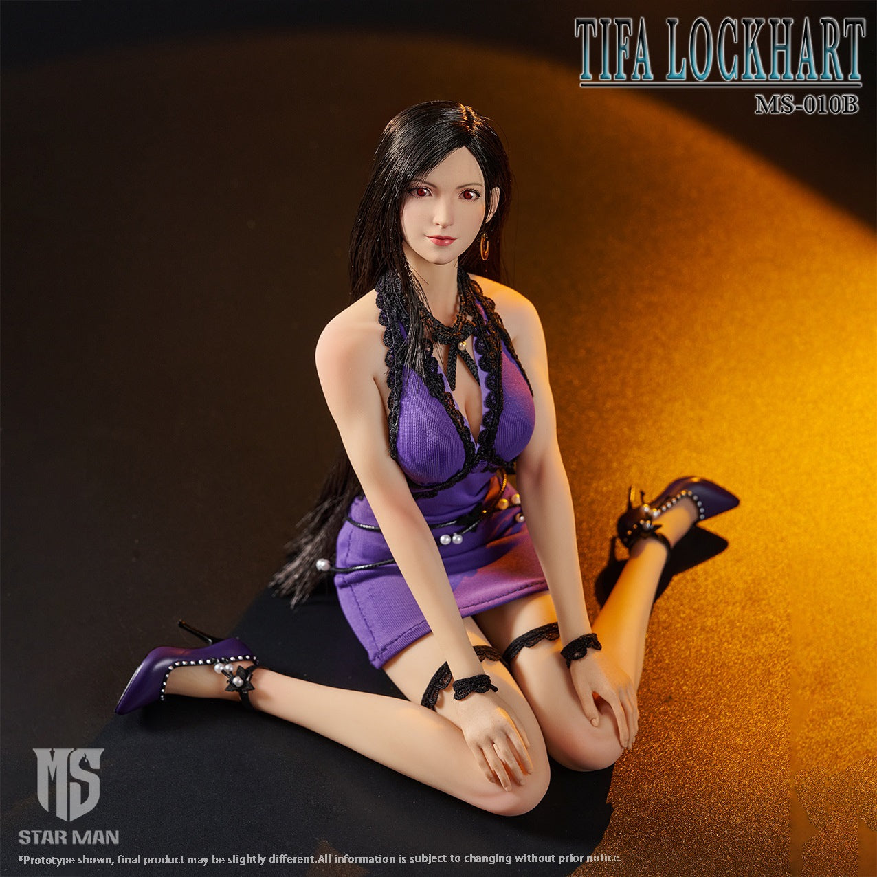 Star Man 1/6 MS-010B Tifa Lockhart Purple Tight Fitting Camisole Dress –  japandealstore