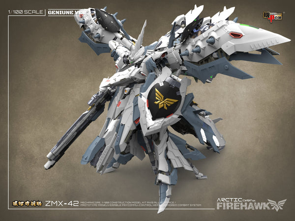 Mechanicore 1/100 ZMX-42 Firehawk the Arctic Combat Mode Model Kit
